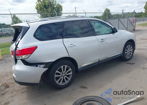 2014 Nissan Pathfinder Sl z USA, uszkodzony, nr VIN 5N1AR2MMXEC720488